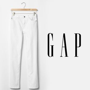 GAP 1969 | "Real Straight" White Denim Jeans